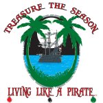 Living Like a Pirate T-shirt Art