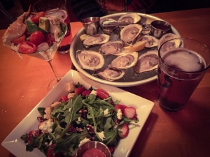 When in Maine...eat the seafood. Oysters and lobster. Salad with local goat cheese.